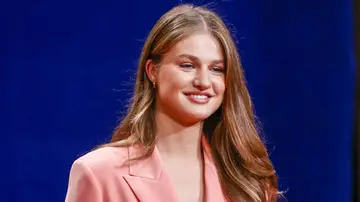 La princesa Leonor durante el recibimiento a los galardonados de los Premios Princesa de Asturias 2026 La princesa Leonor durante el recibimiento a los galardonados de los Premios Princesa de Asturias 2026