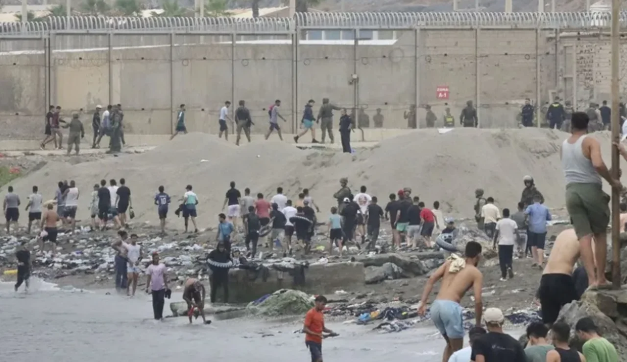 Imagen de archivo de la crisis en Ceuta