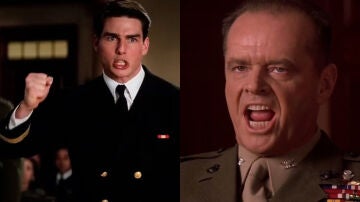 Tom Cruise y Jack Nicholson en Algunos hombres buenos