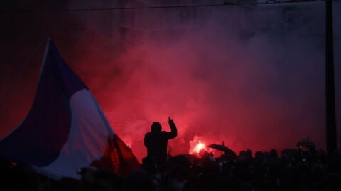 Manifestaciones en Francia a 24 de octubre.