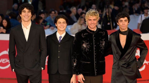 Javier Calvo, Milo Quifes, Lorenzo Zurzolo y Javier Ambrossi en el Festival de Cine de Roma