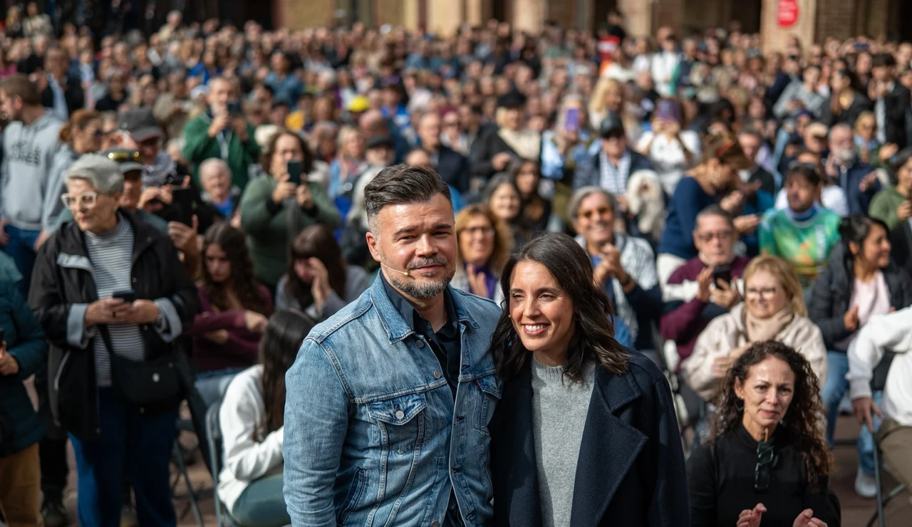 Imagen de Rufián y Montero.
