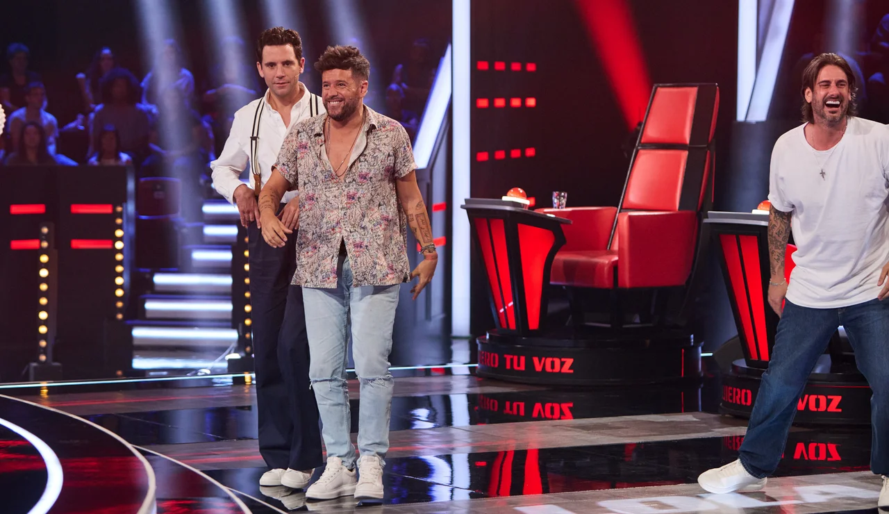 Pablo López, Mika y Melendi en La Voz