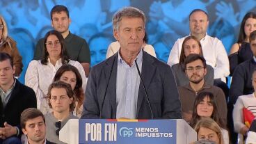 Alberto N&uacute;&ntilde;ez Feij&oacute;o promete IVA cero mientras dure la inflaci&oacute;n y anuncia rebajas fiscales para j&oacute;venes y aut&oacute;nomos