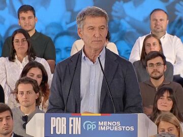 Alberto N&uacute;&ntilde;ez Feij&oacute;o promete IVA cero mientras dure la inflaci&oacute;n y anuncia rebajas fiscales para j&oacute;venes y aut&oacute;nomos