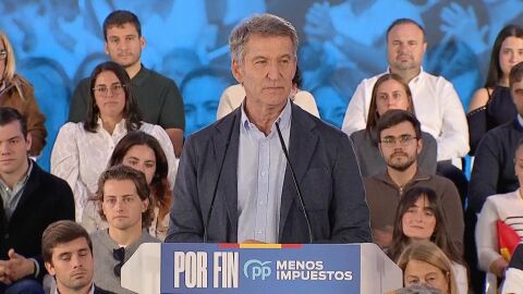 Alberto N&uacute;&ntilde;ez Feij&oacute;o promete IVA cero mientras dure la inflaci&oacute;n y anuncia rebajas fiscales para j&oacute;venes y aut&oacute;nomos