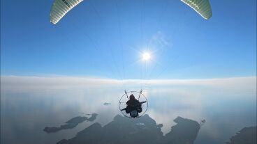 Nico Aubert cruza los Pirineos en solitario en su paramotor: 773 km en cinco d&iacute;as