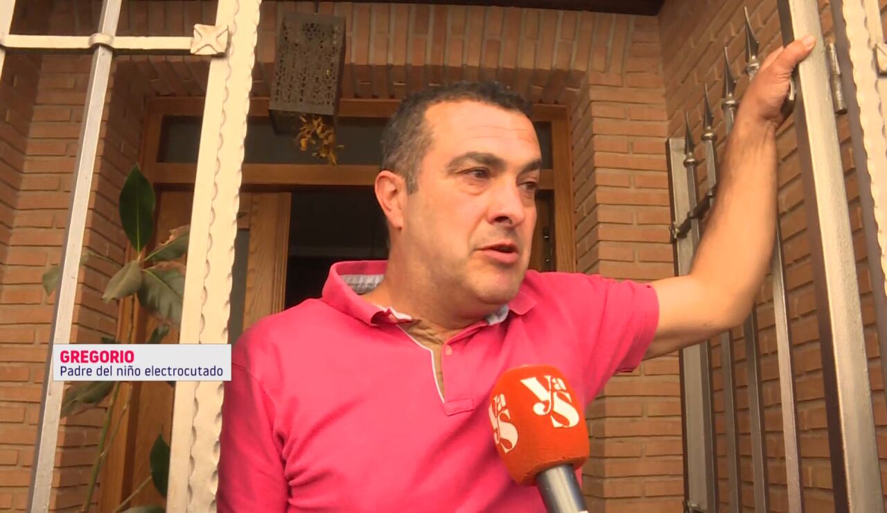 Padre del menor electrocutado 
