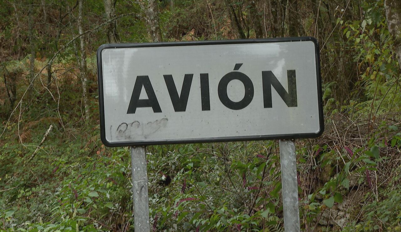Imagen de entrada al municipio de Avi&oacute;n, Ourense