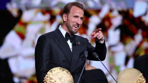 Harry Kane en la gala del Balón de Oreo 2026 Harry Kane en la gala del Balón de Oreo 2026