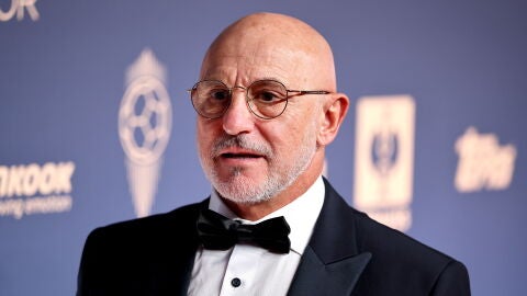 Luis de la Fuente en la gala del Bal&oacute;n de Oro