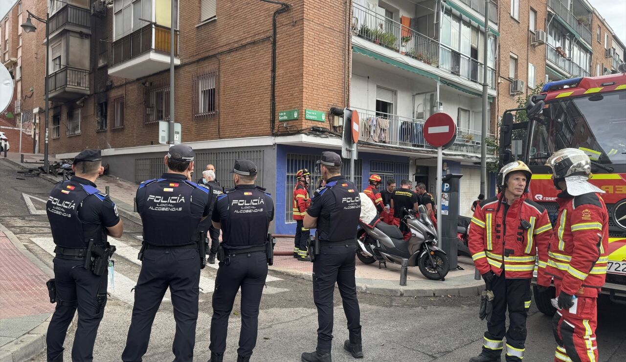 Imagen de archivo de un incendio en Alcobendas