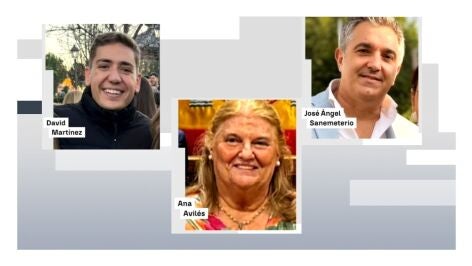Algunos de los desaparecidos