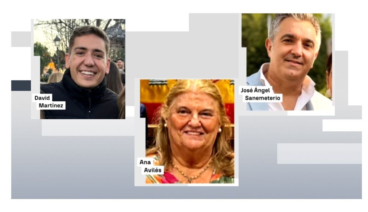 Algunos de los desaparecidos