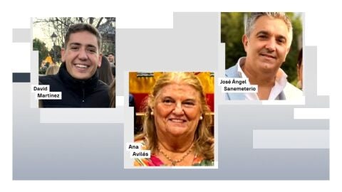 Algunos de los desaparecidos