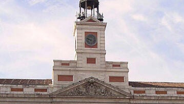 El reloj de la Puerta del Sol