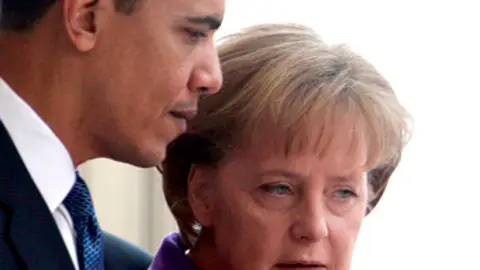 Reunión Merkel-Obama Reunión Merkel-Obama