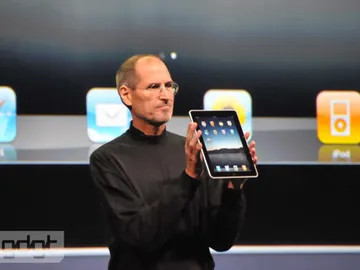 Steve Jobs muestra el iPad Steve Jobs muestra el iPad