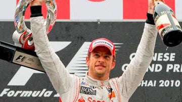 Button celebra la victoria