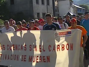 Marcha de los mineros del Bierzo