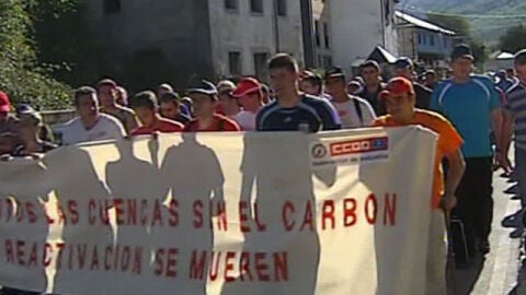 Marcha de los mineros del Bierzo