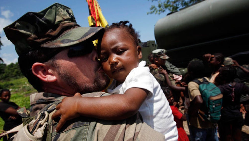 Los militares españoles dejan Haití