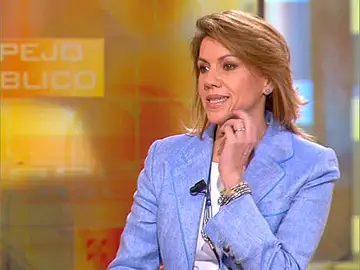 María Dolores de Cospedal, en Espejo Público María Dolores de Cospedal, en Espejo Público
