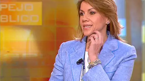 María Dolores de Cospedal, en Espejo Público María Dolores de Cospedal, en Espejo Público