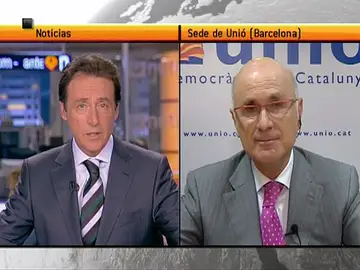 Durán i Lleida entrevistado en Noticias 2 Durán i Lleida entrevistado en Noticias 2