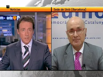 Durán i Lleida entrevistado en Noticias 2 Durán i Lleida entrevistado en Noticias 2