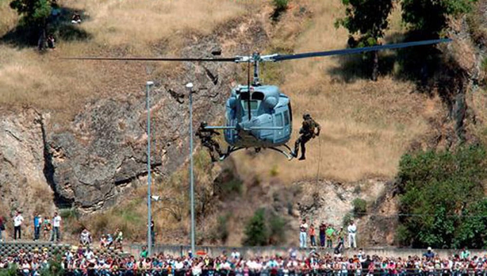 Simulacro de las Fuerzas Armadas