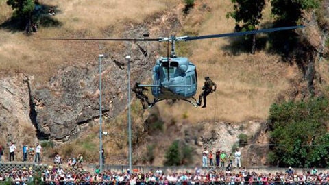 Simulacro de las Fuerzas Armadas