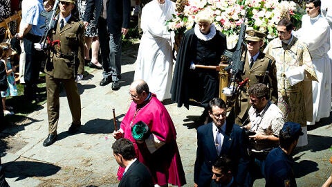 Los militares procesionan en el Corpus