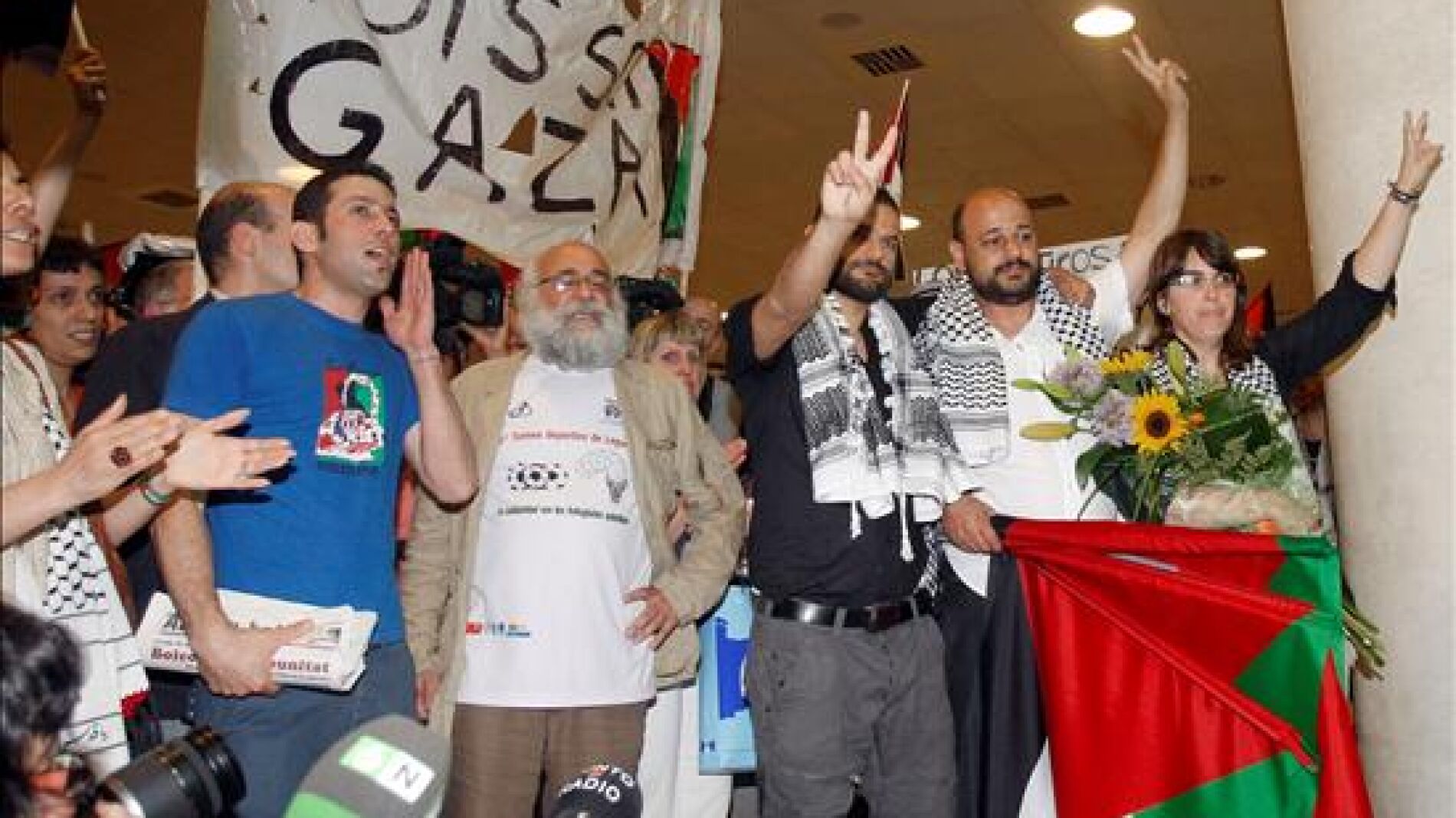 Recibidos como h&eacute;roes