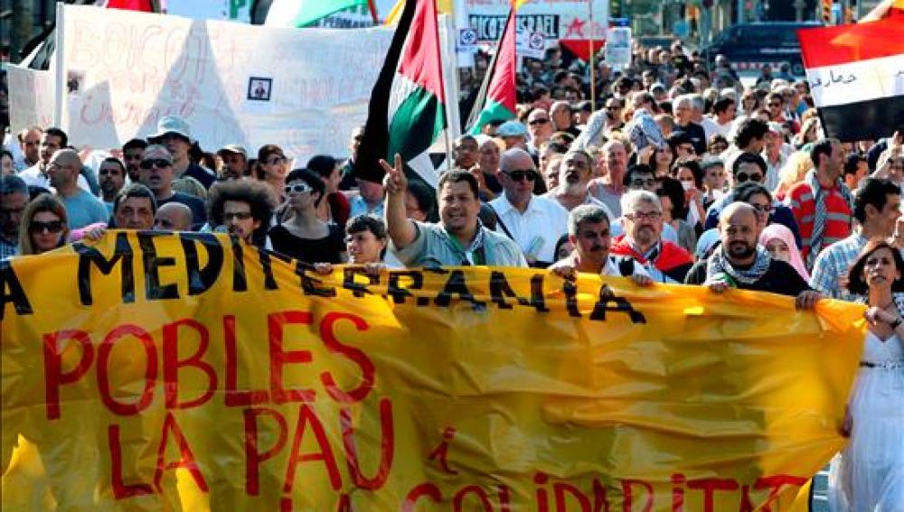 Manifestación en Barcelona