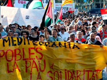 Manifestación en Barcelona