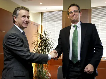 Reunión entre Urkullu y Basagoiti Reunión entre Urkullu y Basagoiti