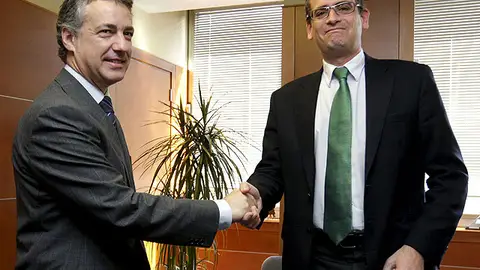 Reunión entre Urkullu y Basagoiti Reunión entre Urkullu y Basagoiti