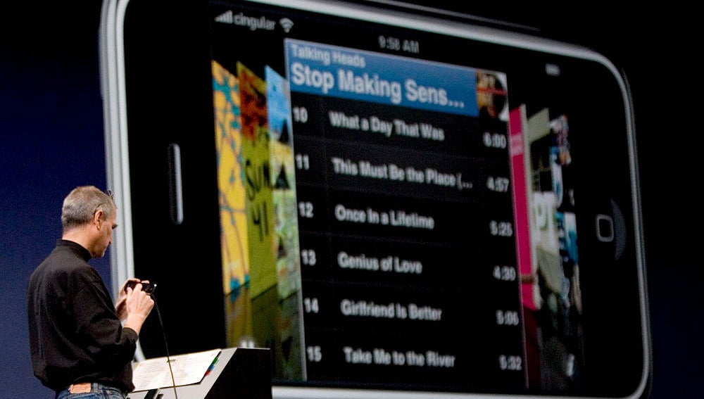 Presentación del iPhone en 2007