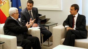 Reunión entre Zapatero y Abbas