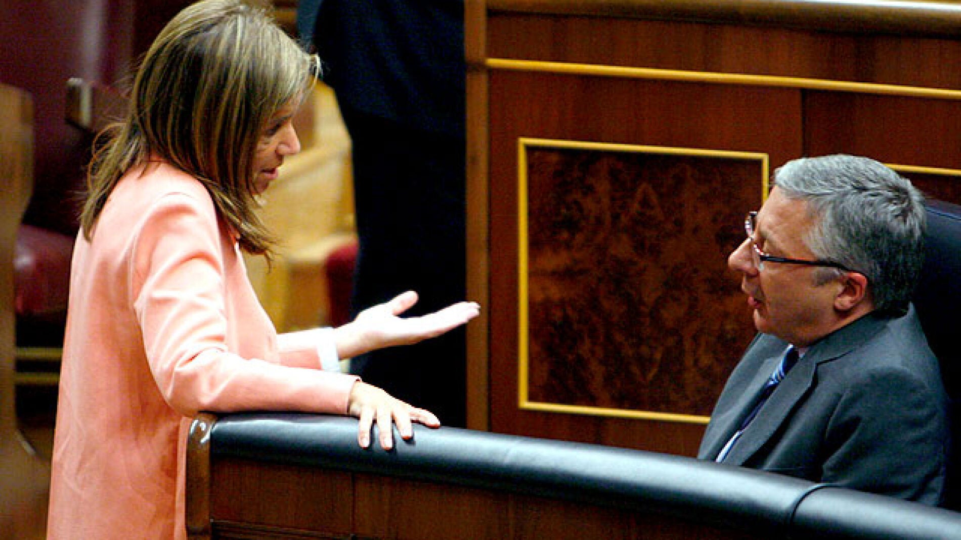 Ana Mato y Jos&eacute; Blanco en el Congreso