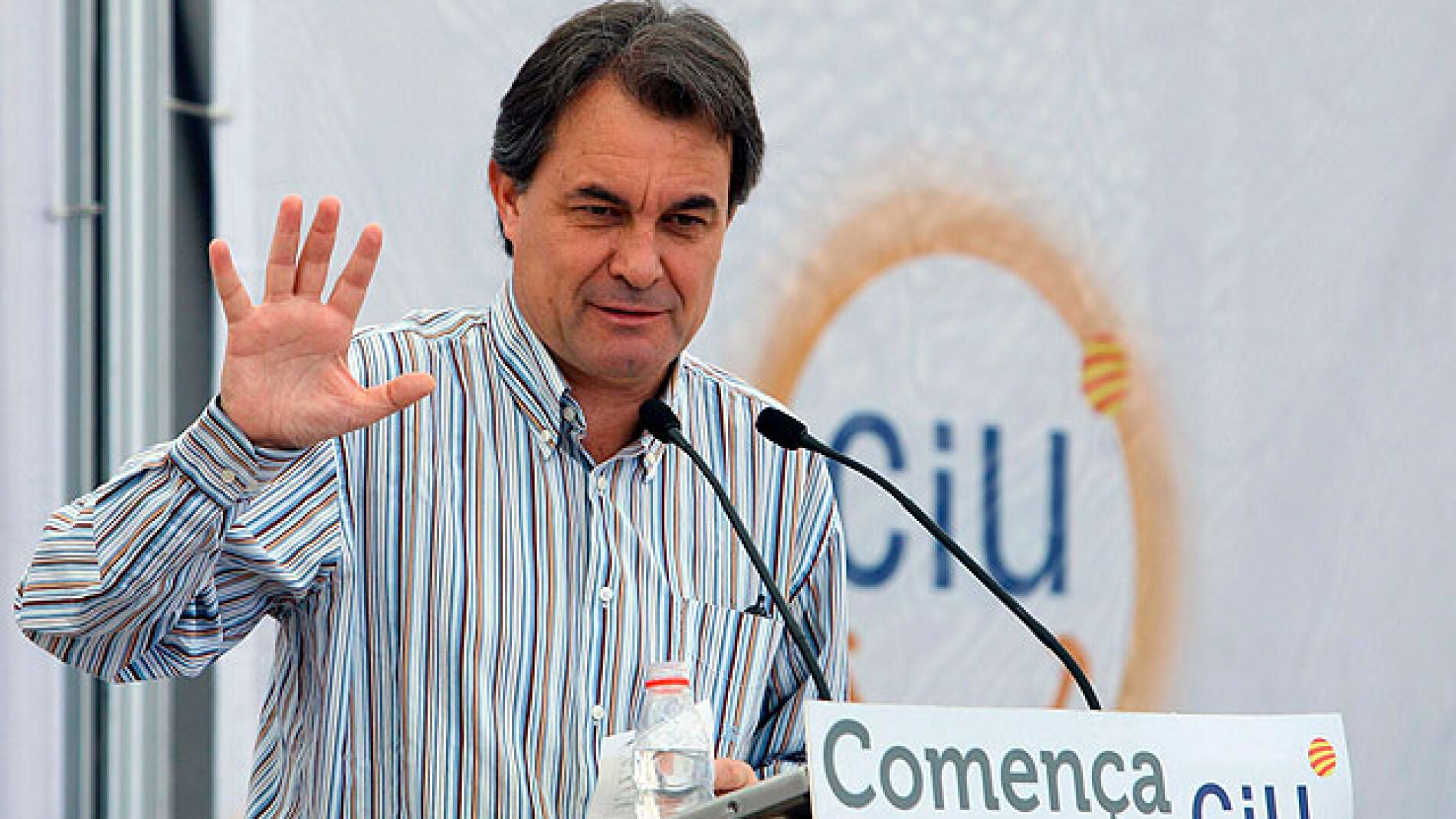 Artur Mas, l&iacute;der de CIU