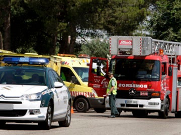 Explosión en el recinto de la Guardia Civil de Valdemoro Explosión en el recinto de la Guardia Civil de Valdemoro