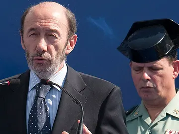 Rueda de prensa de Rubalcaba Rueda de prensa de Rubalcaba