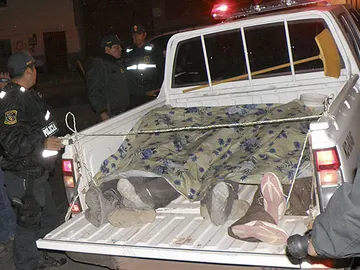 Trágico accidente de tráfico en Perú Trágico accidente de tráfico en Perú