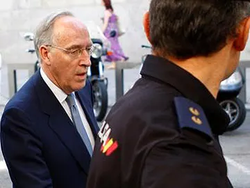 Pizarro a su llegada al Supremo Pizarro a su llegada al Supremo