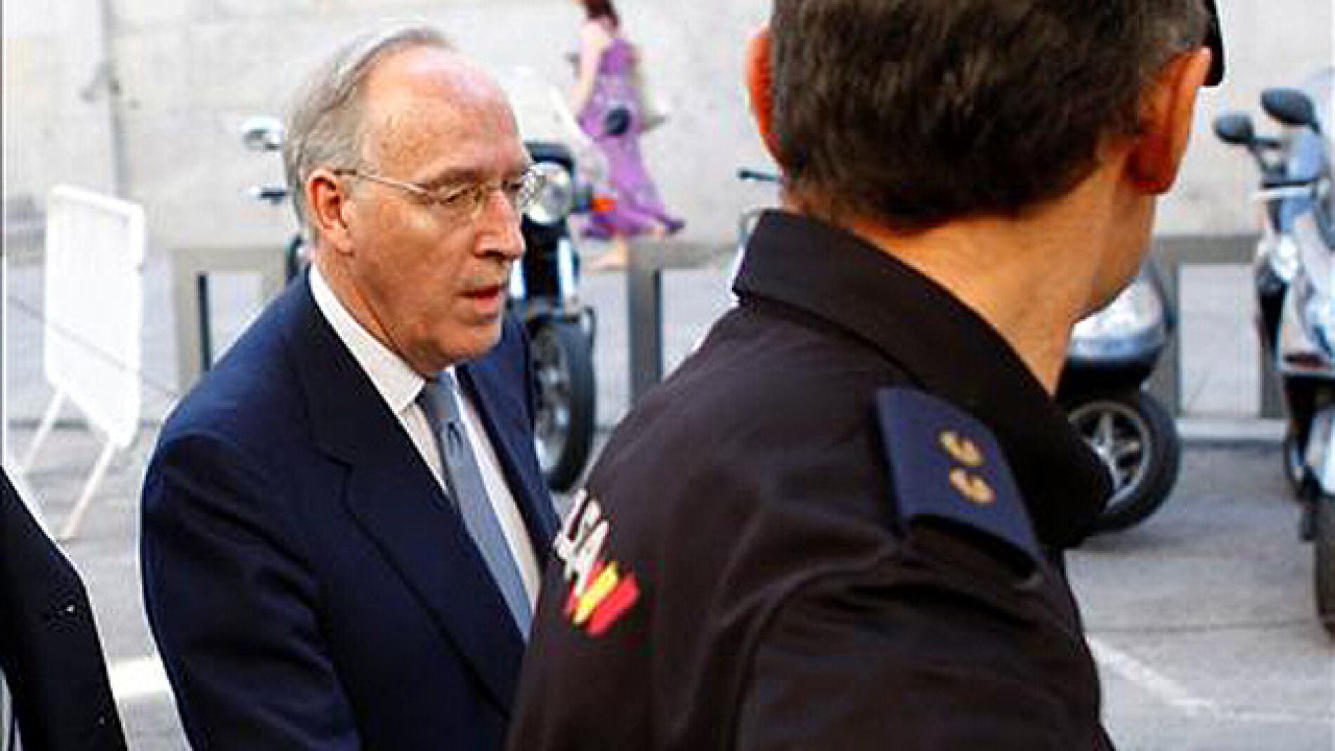 Pizarro a su llegada al Supremo