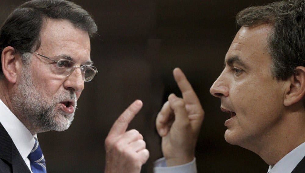 Rajoy y Zapatero en el Congreso
