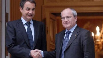 Encuentro entre Zapatero y Montilla