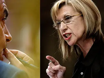 Duro cara a cara entre Rosa Díez y Zapatero Duro cara a cara entre Rosa Díez y Zapatero